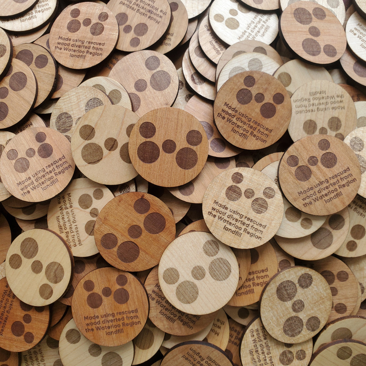 Wood Tokens and Tickets