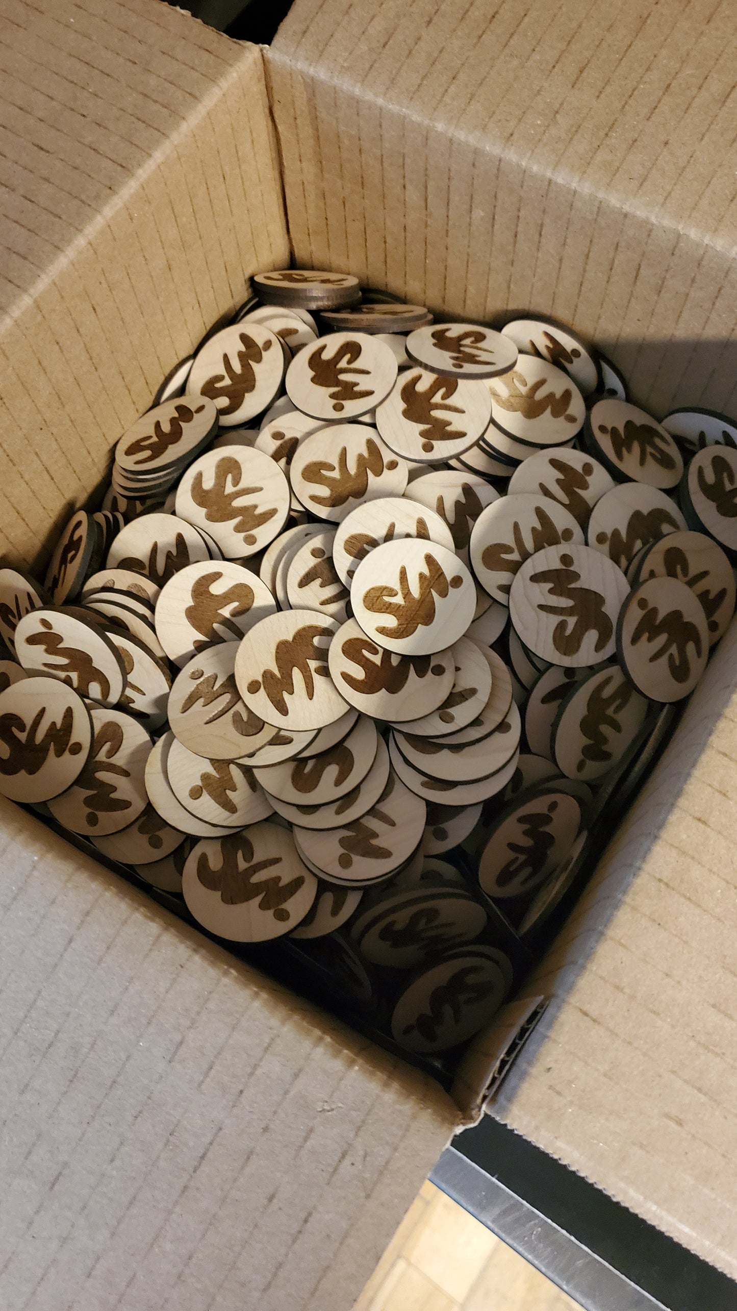Wood Tokens and Tickets
